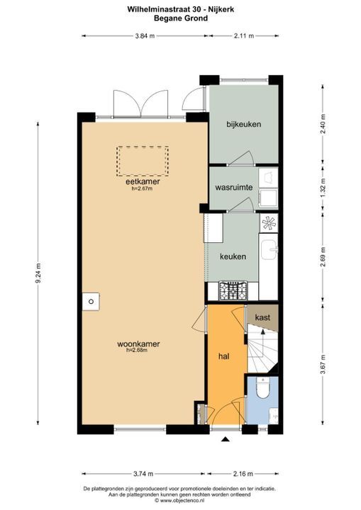 Wilhelminastraat 30, Nijkerk plattegrond-30