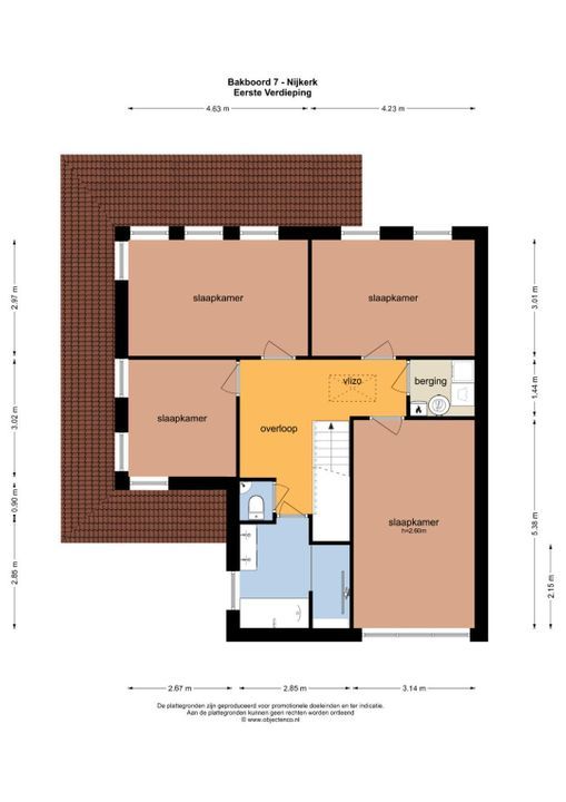 Bakboord 7, Nijkerk plattegrond-39