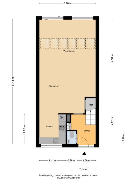 Pauwmolen 28, Delfgauw plattegrond-27