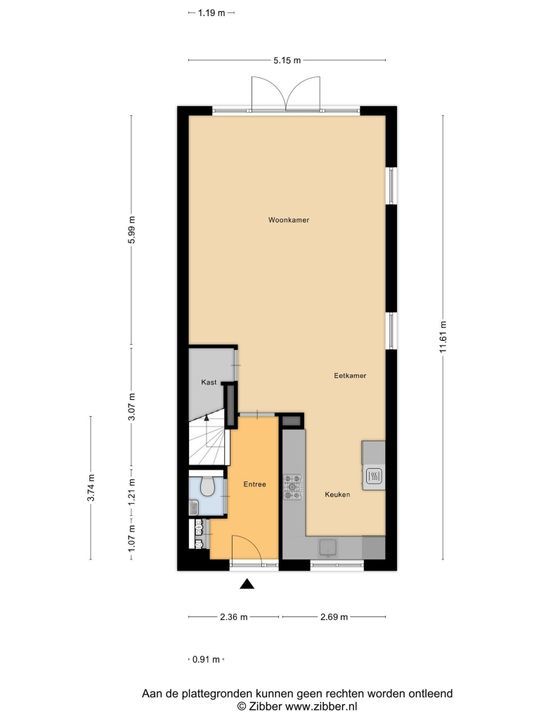 Veldkerserf 50, Pijnacker plattegrond-23