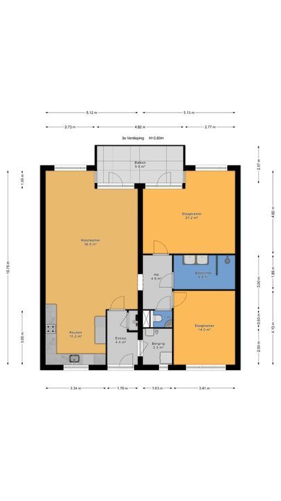 Kloosterkade 23, Delft plattegrond-31