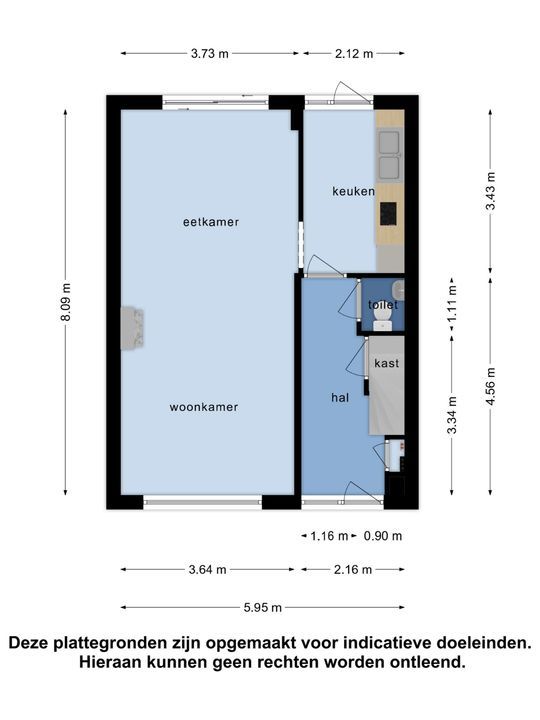 Bloys van Treslongstraat 26, Oud-Beijerland plattegrond-24