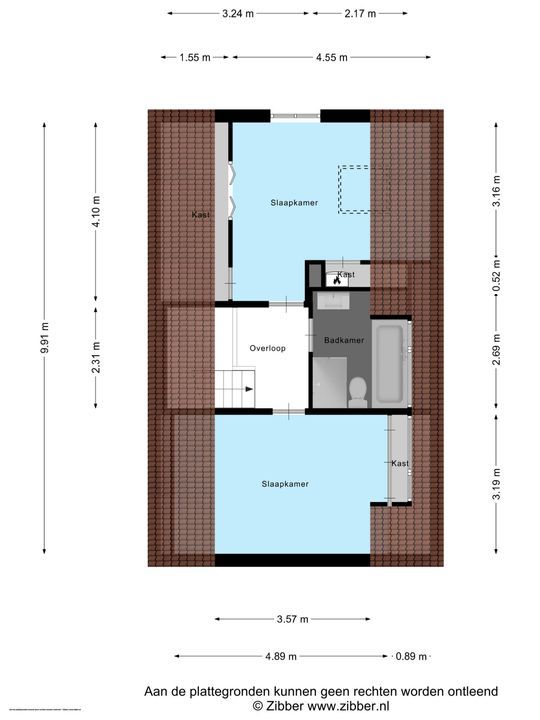 Zinkweg 340, Oud-Beijerland plattegrond-41