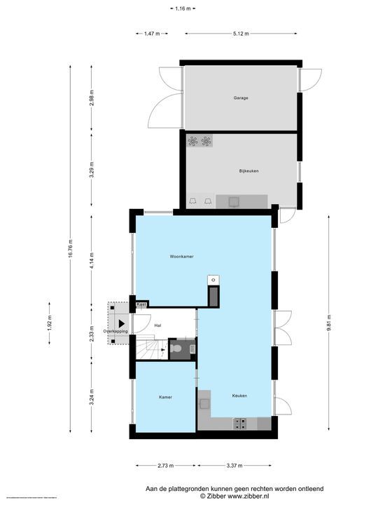 Zinkweg 340, Oud-Beijerland plattegrond-41