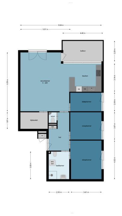 Gravinnelaan 80, Oud-Beijerland plattegrond-32