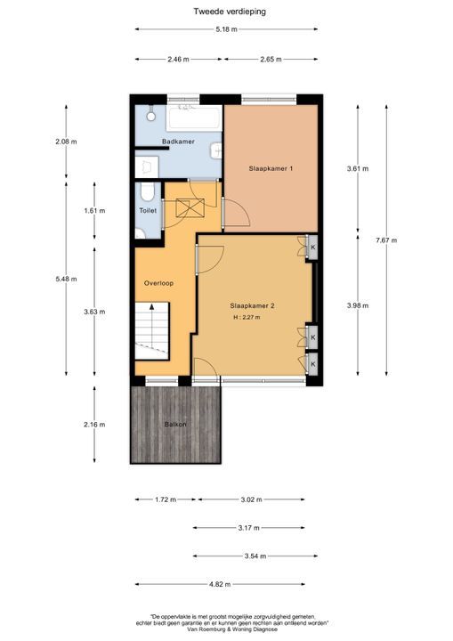 Linschotenstraat 12 RD, Haarlem plattegrond-22