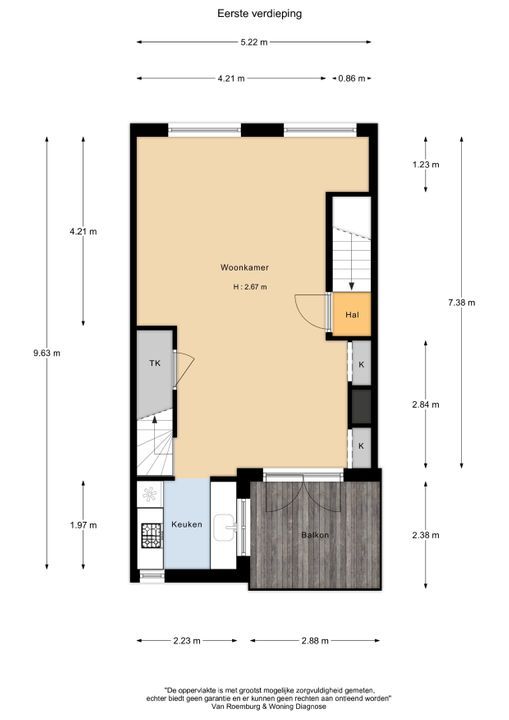 Linschotenstraat 12 RD, Haarlem plattegrond-22