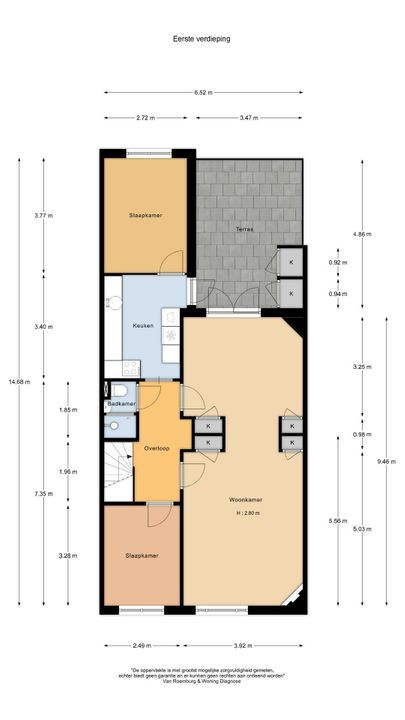 Grote Krocht 32 a, Zandvoort plattegrond-24
