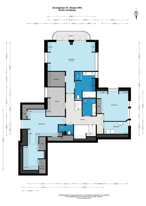 Eeuwigelaan 25, Bergen (nh) plattegrond-38
