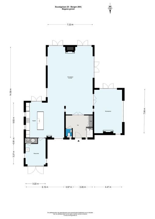 Eeuwigelaan 25, Bergen (nh) plattegrond-38