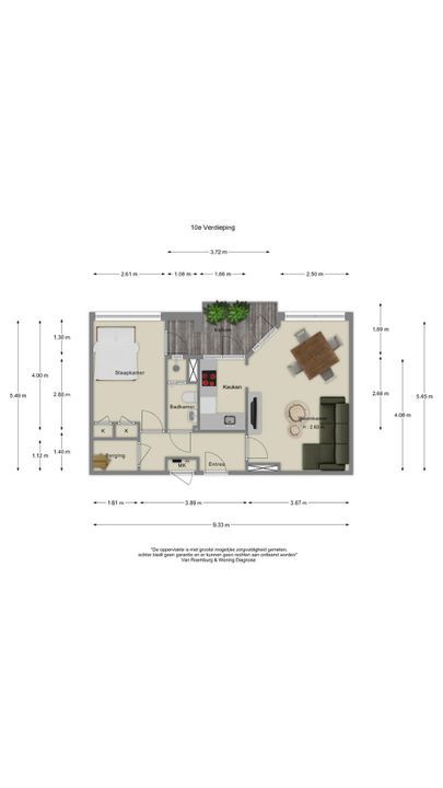 Van Leeuwenhoekstraat 5 0105, Haarlem plattegrond-12