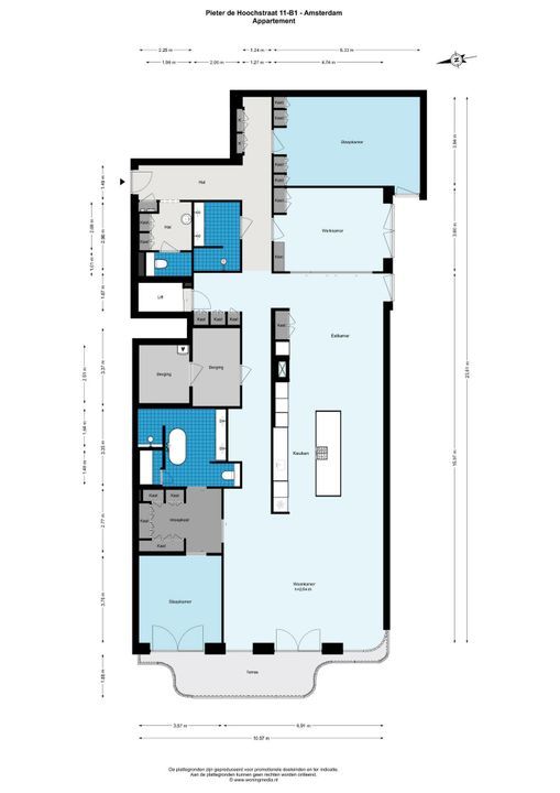 Pieter de Hoochstraat 11 B1, Amsterdam plattegrond-54