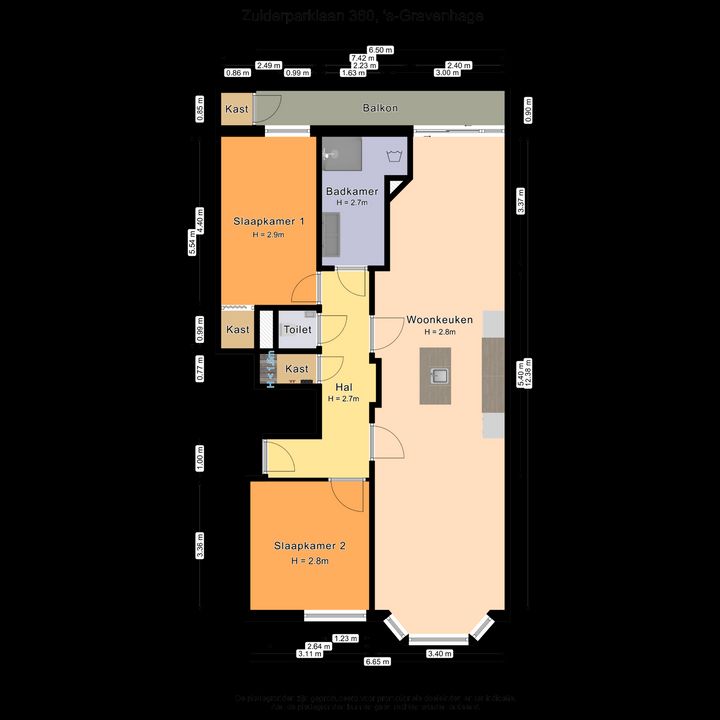 Zuiderparklaan 360, Den Haag plattegrond-25