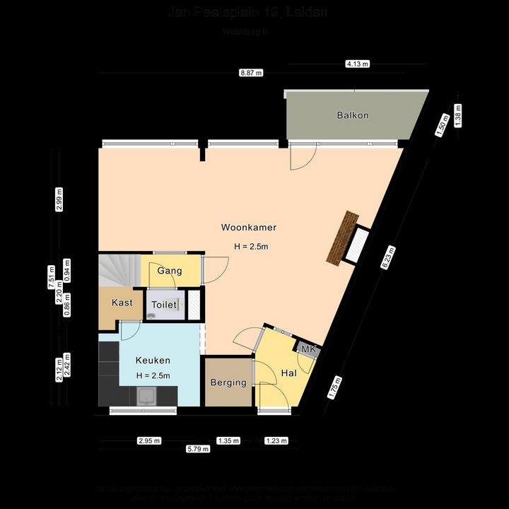 Jan Paetsplein 19, Leiden plattegrond-30