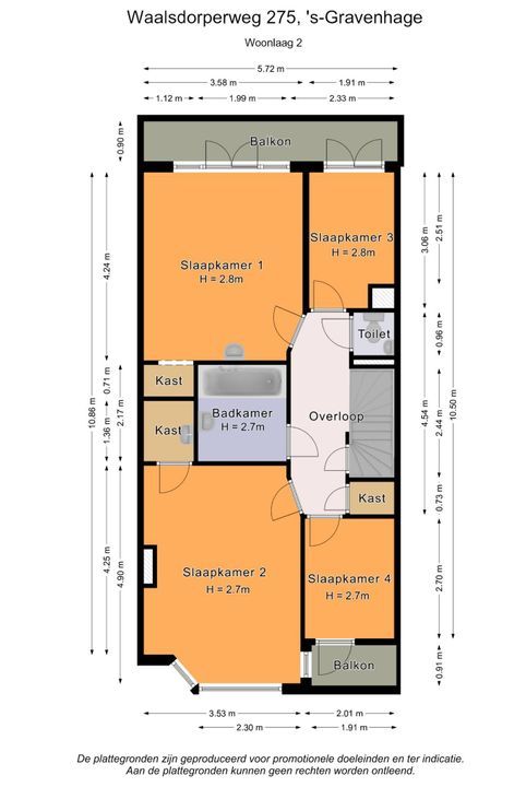 Waalsdorperweg 275, Den Haag plattegrond-69