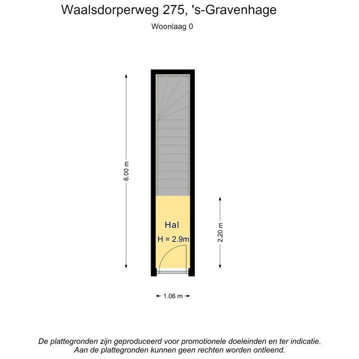 Waalsdorperweg 275, Den Haag plattegrond-69