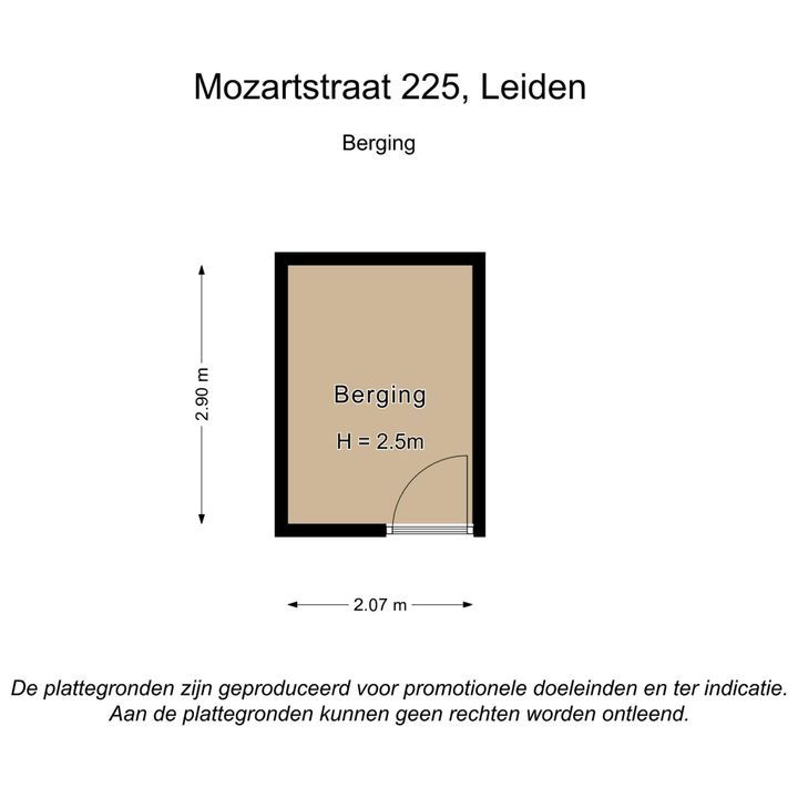 Mozartstraat 225, Leiden plattegrond-27