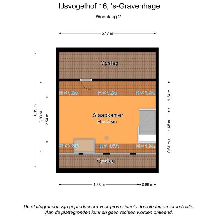 IJsvogelhof 16, Den Haag plattegrond-55