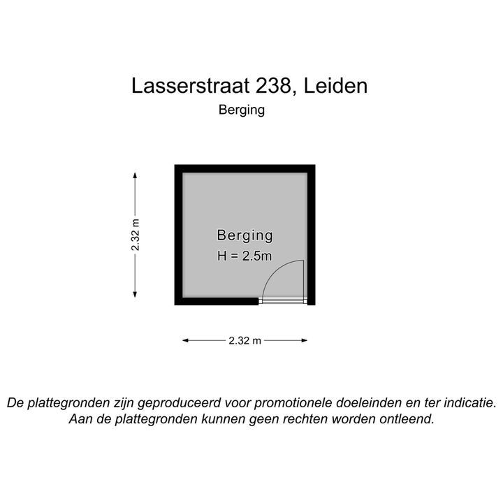 Lasserstraat 238, Leiden plattegrond-26