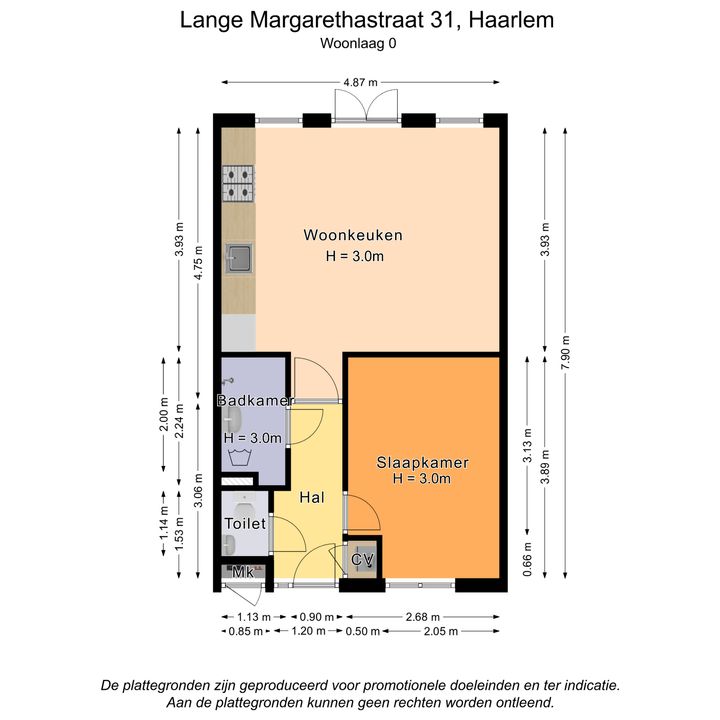 Lange Margarethastraat 31, Haarlem plattegrond-30