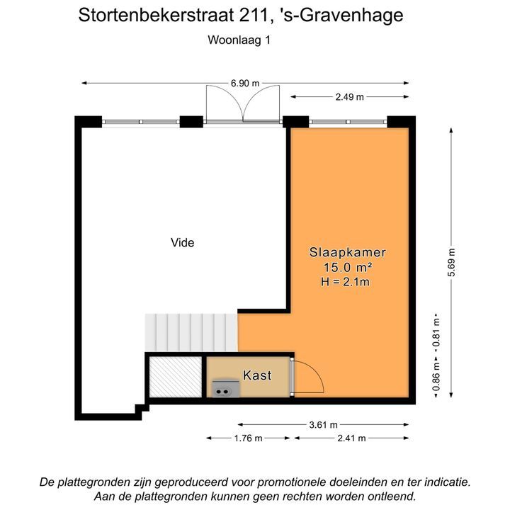 Stortenbekerstraat 211, Den Haag plattegrond-28