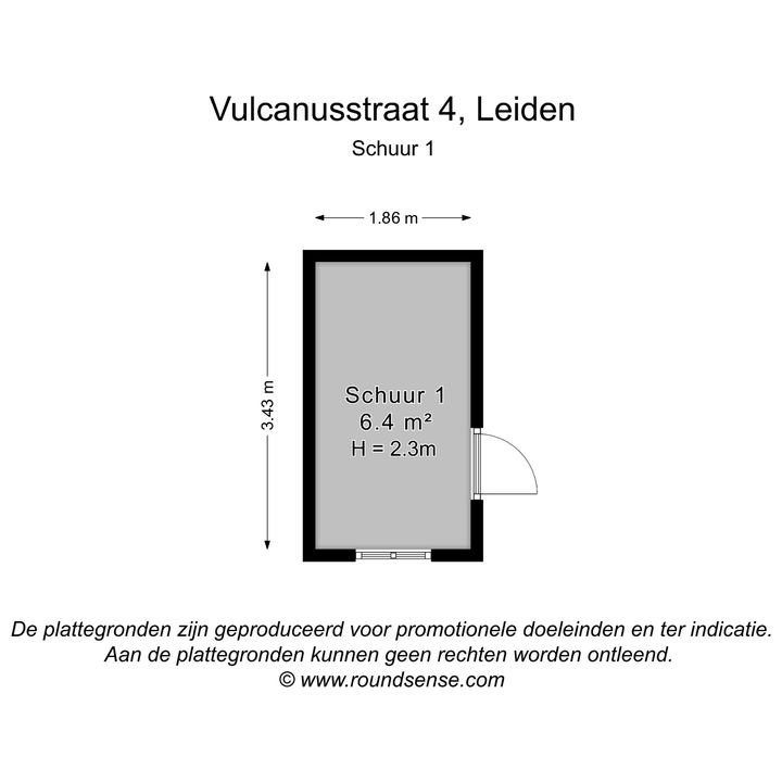 Vulcanusstraat 4, Leiden plattegrond-58