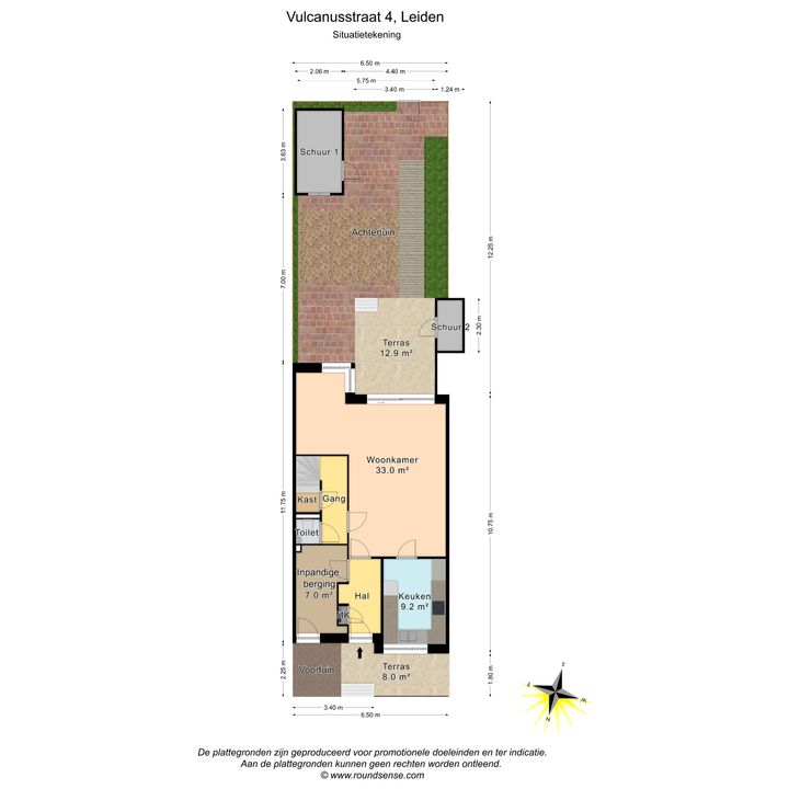 Vulcanusstraat 4, Leiden plattegrond-58