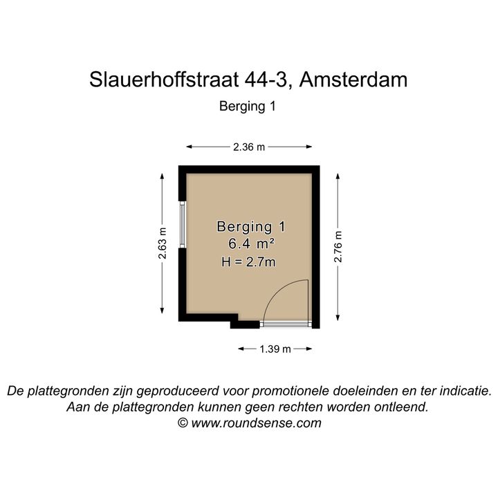 Slauerhoffstraat 44 III, Amsterdam plattegrond-24