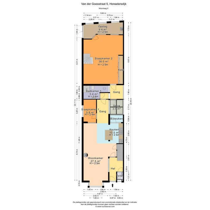 Van der Goesstraat 5, Honselersdijk plattegrond-47