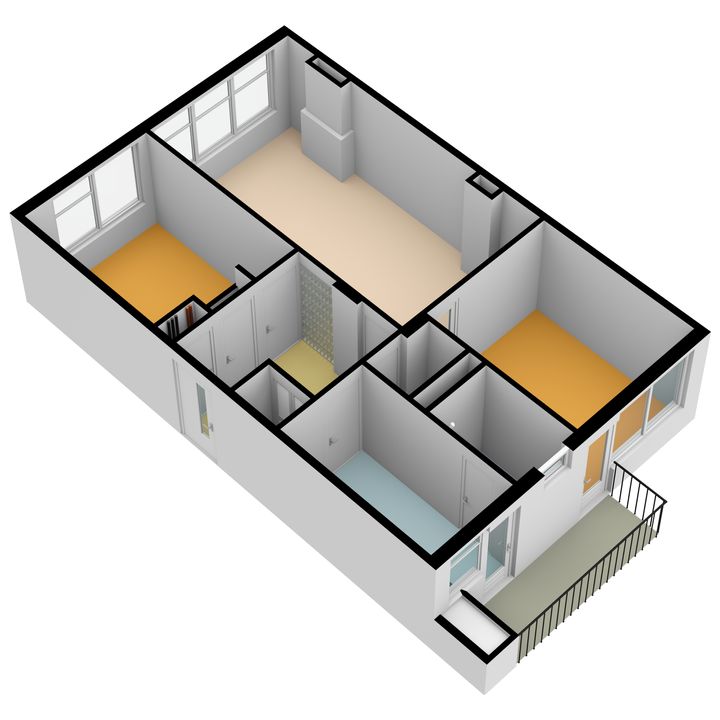 Verdistraat 109, Leiden plattegrond-32