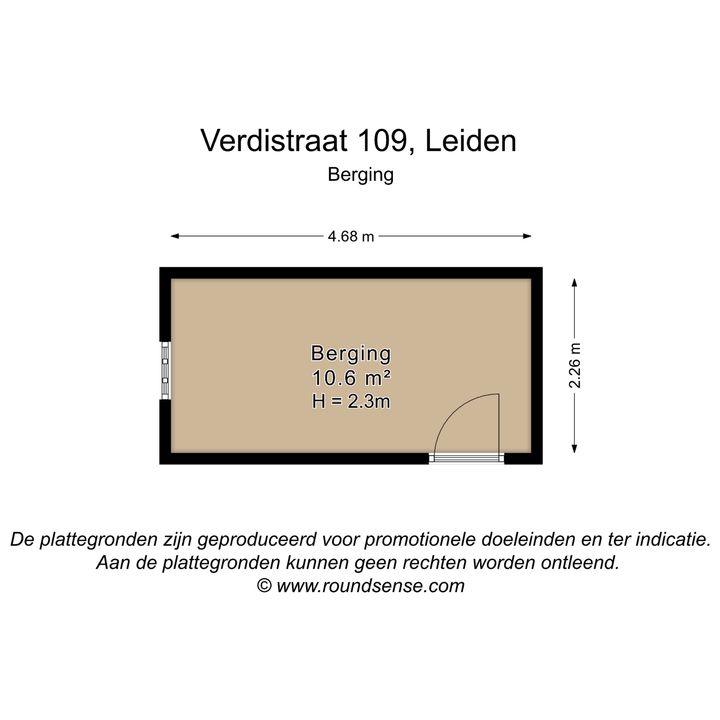 Verdistraat 109, Leiden plattegrond-32