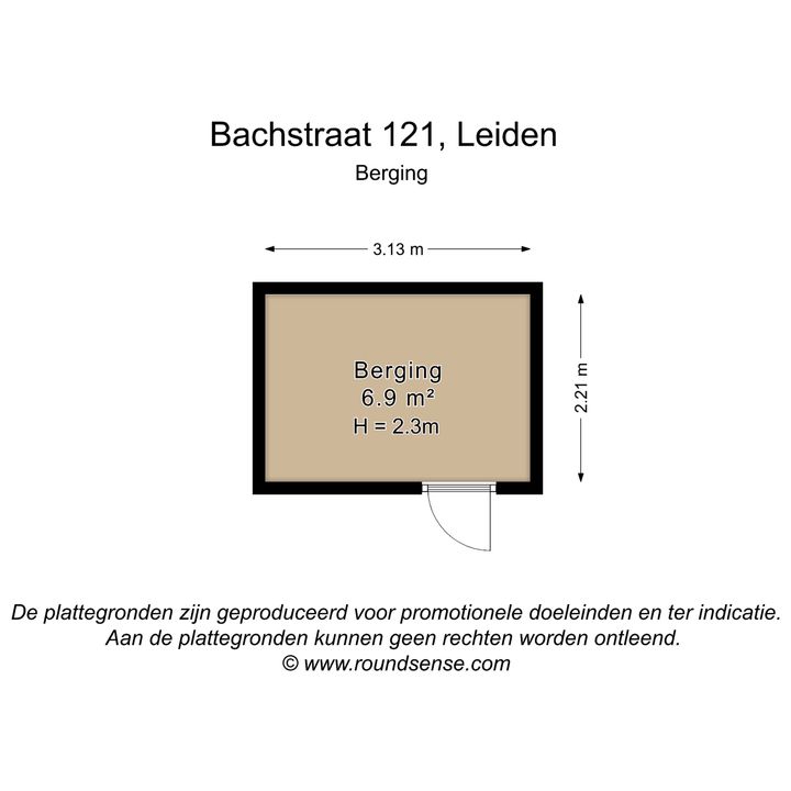 Bachstraat 121, Leiden plattegrond-41