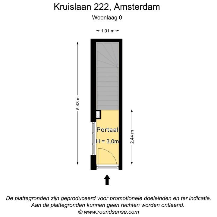 Kruislaan 222 1, Amsterdam plattegrond-31