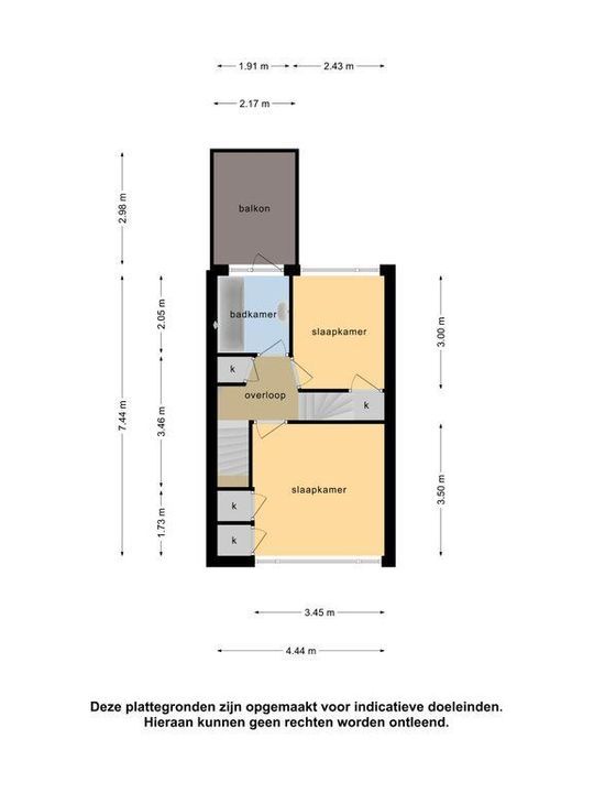 Hugo de Vriesstraat 65, Leiden plattegrond-50