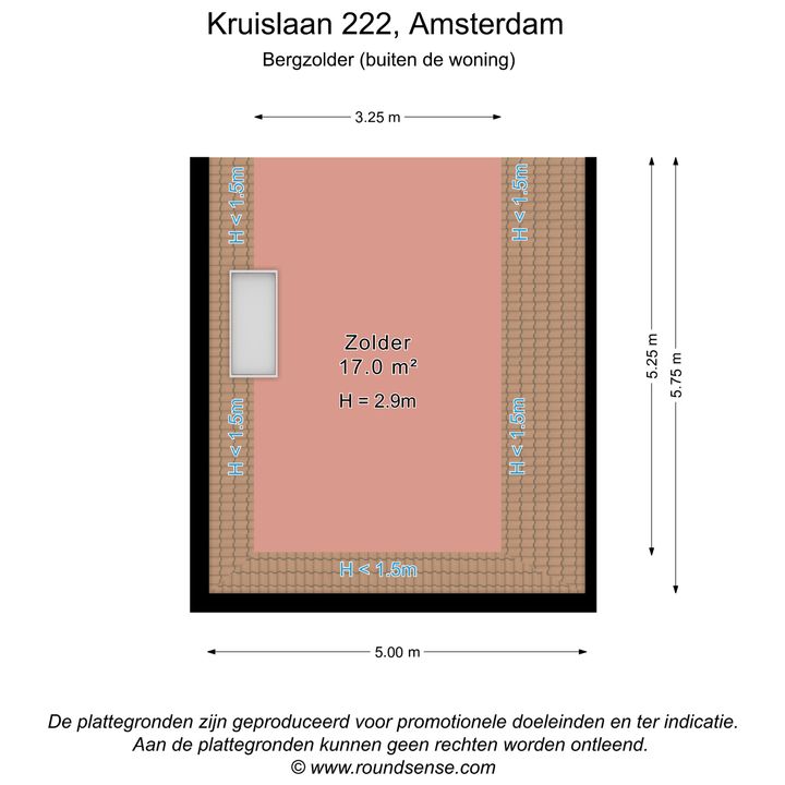 Kruislaan 222 1, Amsterdam plattegrond-31
