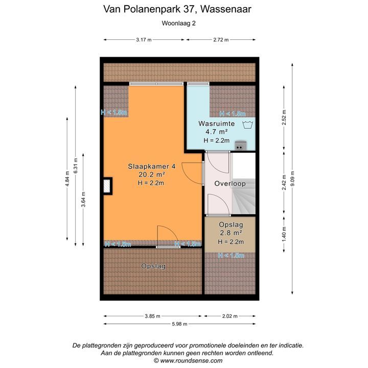 Van Polanenpark 37, Wassenaar plattegrond-48