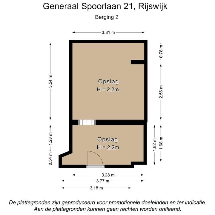 Generaal Spoorlaan 21, Rijswijk plattegrond-34