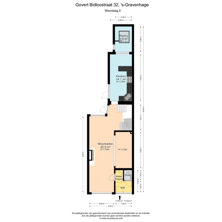 Govert Bidloostraat 32 34, Den Haag plattegrond-40