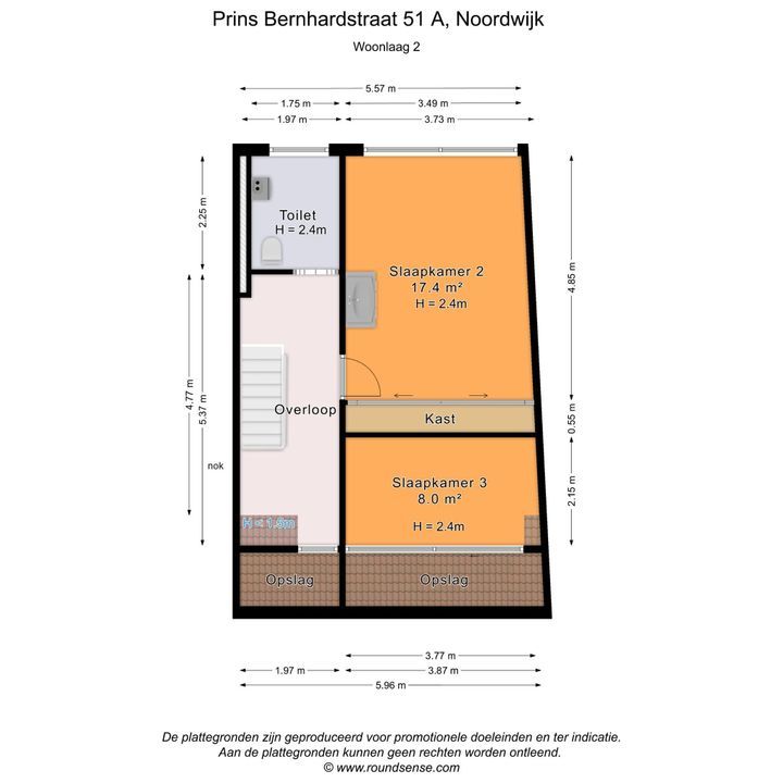Prins Bernhardstraat 51 51 A, Noordwijk plattegrond-36