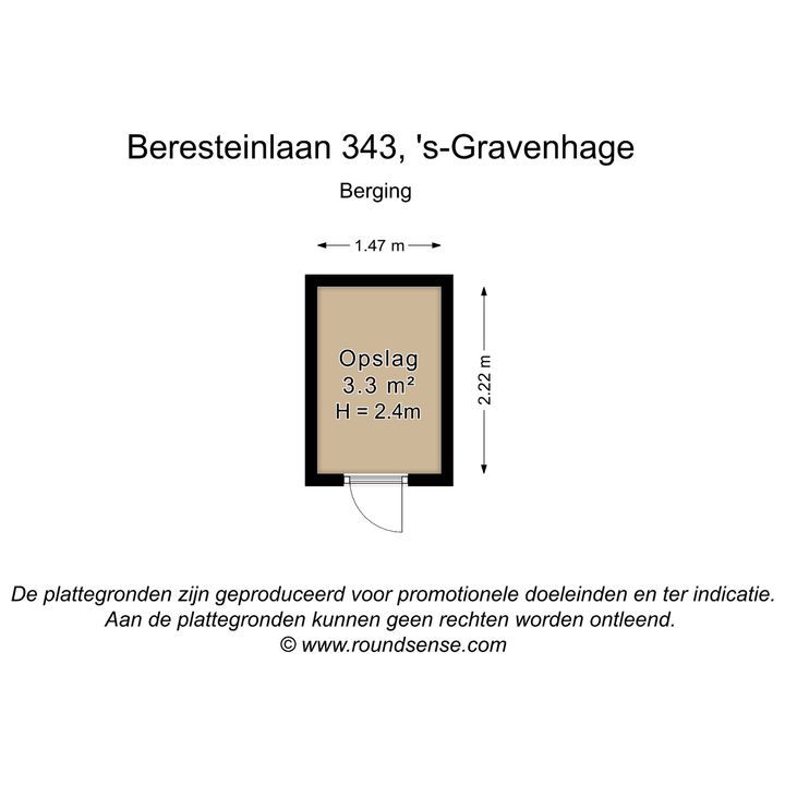 Beresteinlaan 343 *, Den Haag plattegrond-31