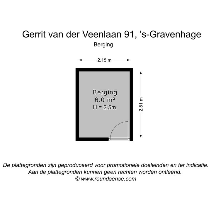 Gerrit van der Veenlaan 91, Den Haag plattegrond-23