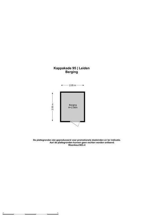 Kappakade 95, Leiden plattegrond-29