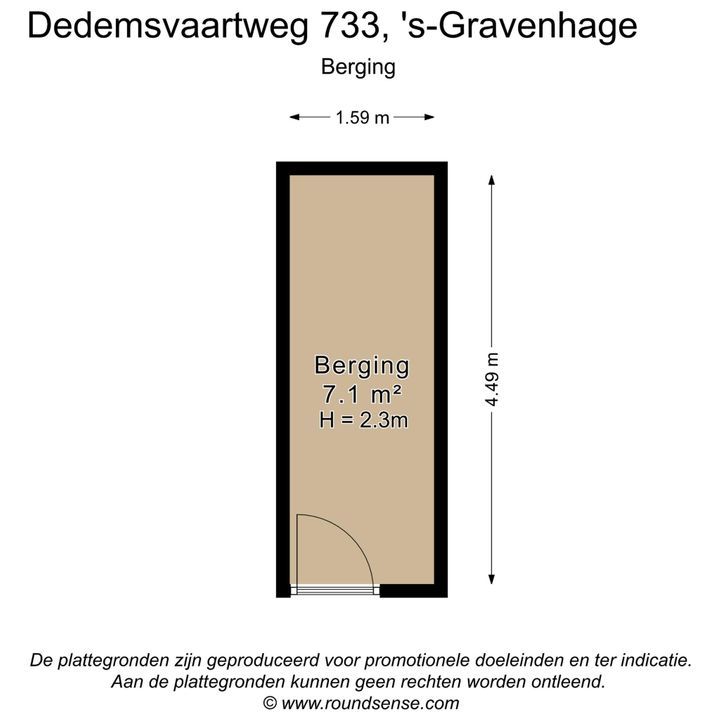 Dedemsvaartweg 733, Den Haag plattegrond-28