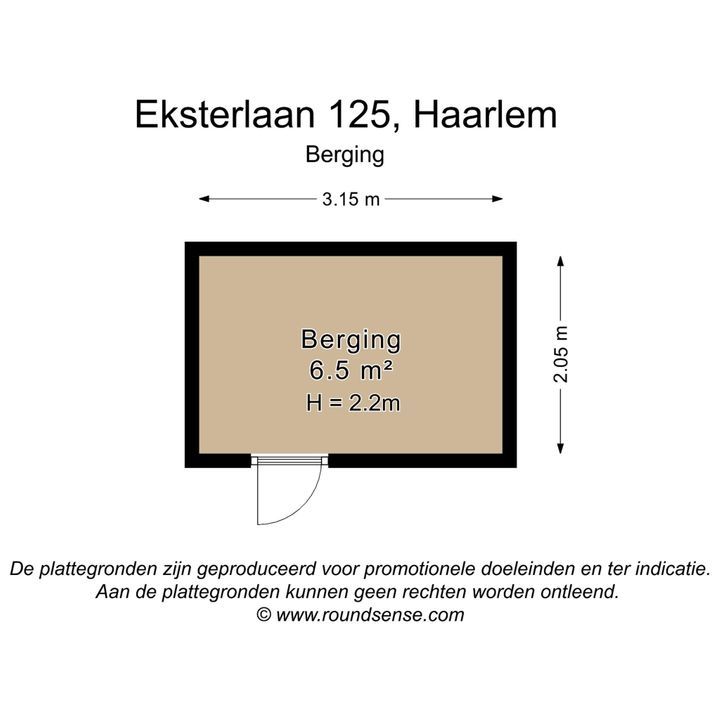 Eksterlaan 125, Haarlem plattegrond-37
