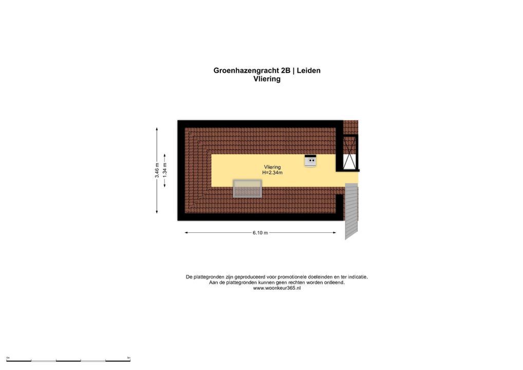 Groenhazengracht 2 B, Leiden plattegrond-48