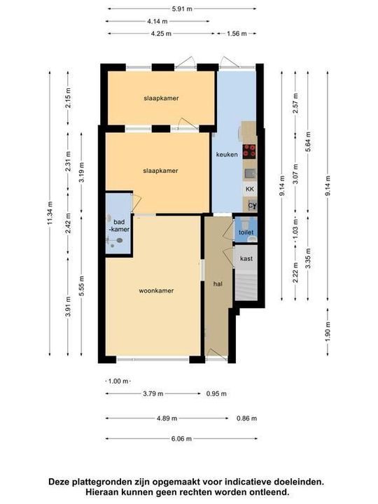 Roemer Visscherstraat 2, Leiden plattegrond-33