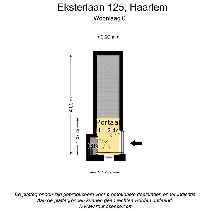 Eksterlaan 125, Haarlem plattegrond-38