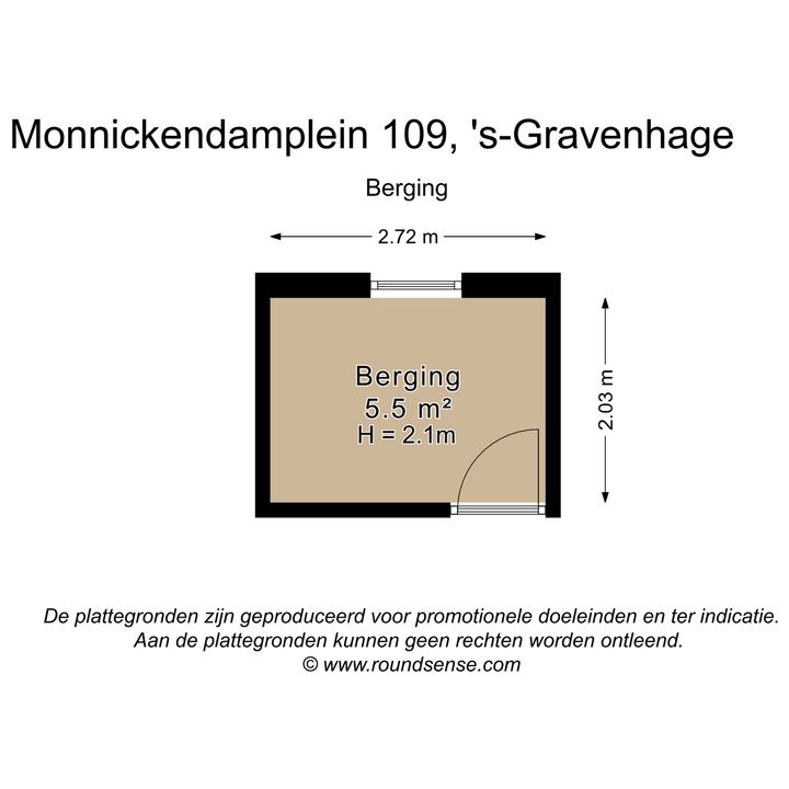 Monnickendamplein 109, Den Haag plattegrond-22