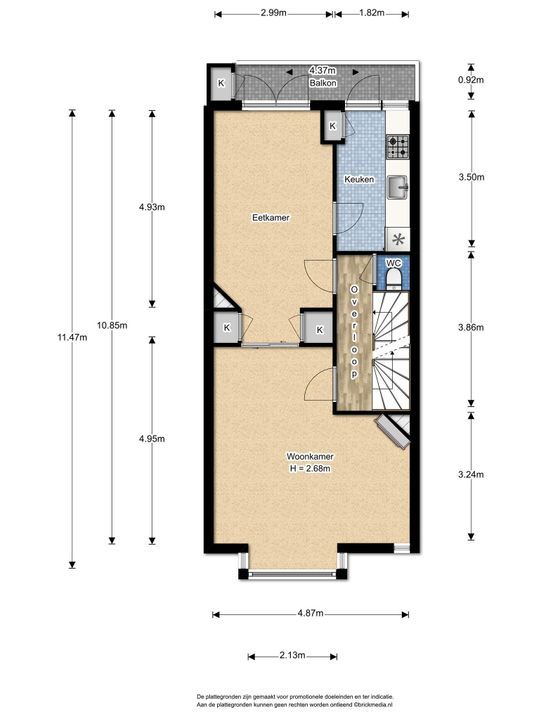 van Duvenvoordelaan 78, Voorburg plattegrond-47