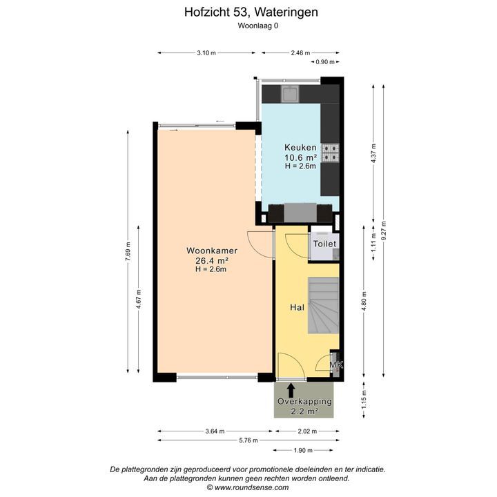 Hofzicht 53, Wateringen plattegrond-37